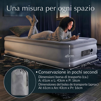 Materasso gonfiabile di lusso con pompa integrata