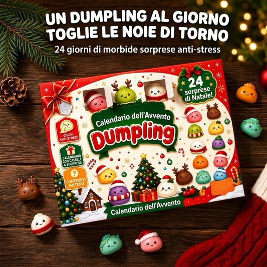 Calendario dell'Avvento Dumpling Squishy 2026