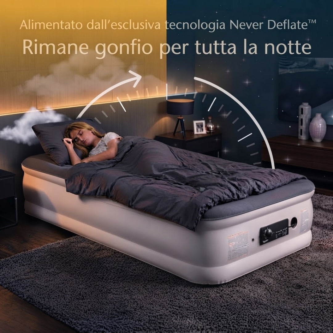 Materasso gonfiabile di lusso con pompa integrata