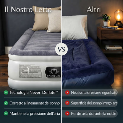 Materasso gonfiabile di lusso con pompa integrata