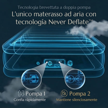 Materasso gonfiabile di lusso con pompa integrata