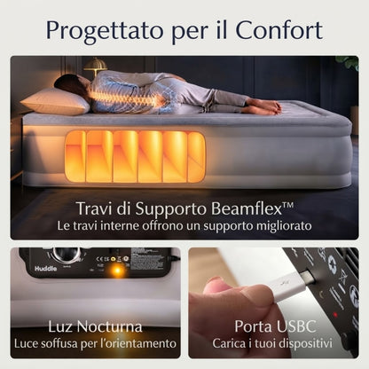 Materasso gonfiabile di lusso con pompa integrata