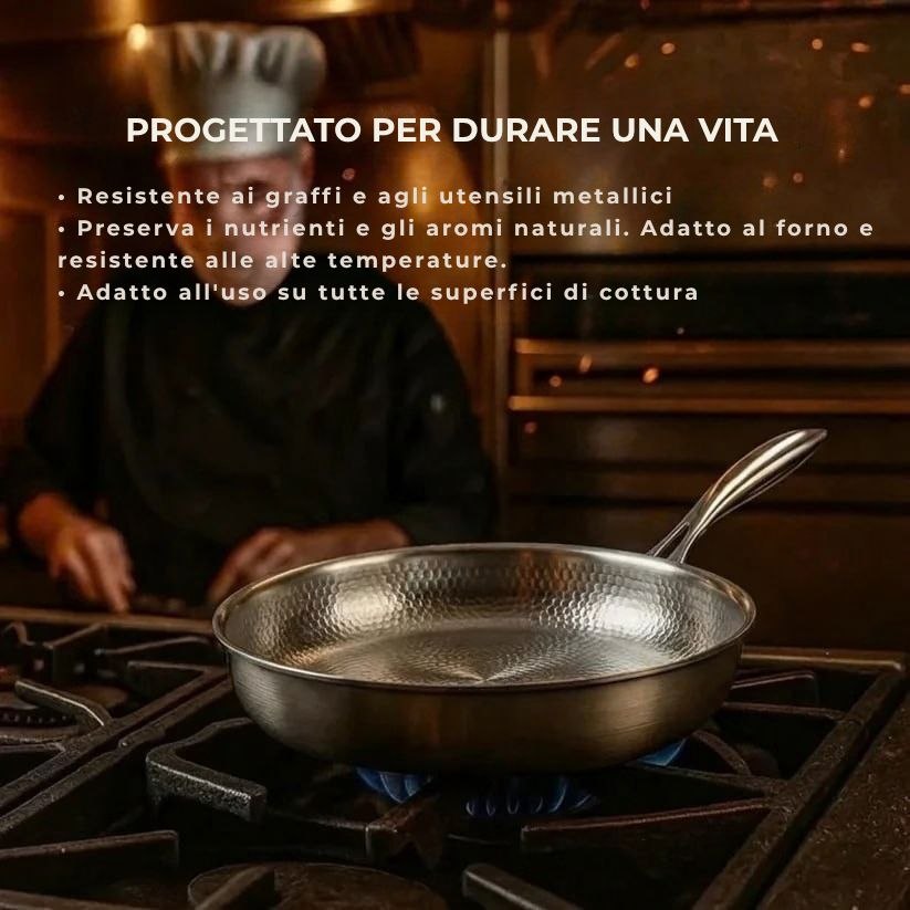TitaneX® – Padella antiaderente in titanio