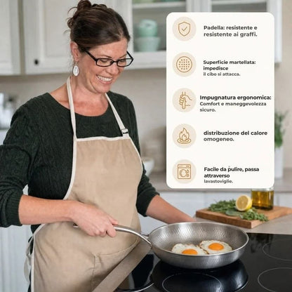 TitaneX® – Padella antiaderente in titanio