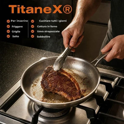 TitaneX® – Padella antiaderente in titanio